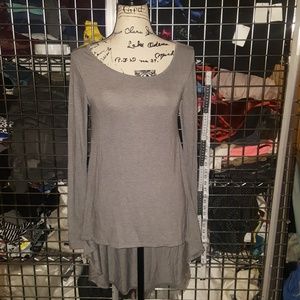 Express High Low tunic Gray extra small nwot